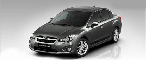 Subaru Impreza Front Angle High View