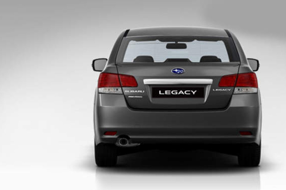 Full Rear View of Subaru Legacy Sedan in Qatar