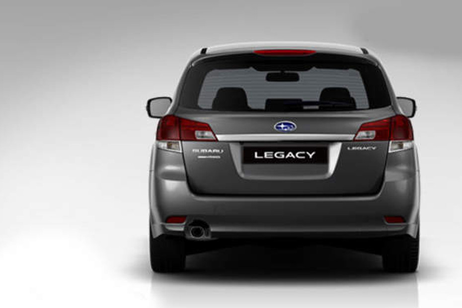 Full Rear View of Subaru Legacy Station Wagon in Qatar