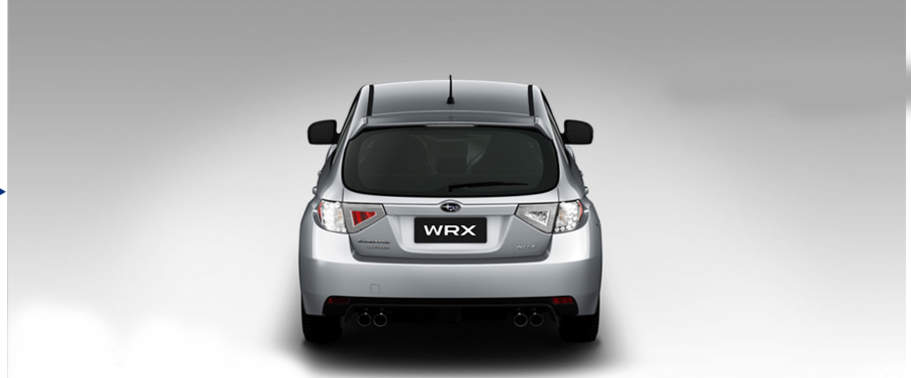 Full Rear View of Subaru WRX Full Rear View of Subaru WRX
