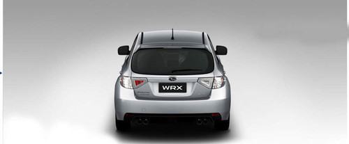 Full Rear View of Subaru WRX