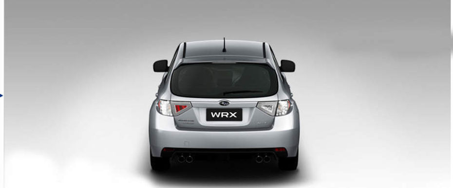 Full Rear View of Subaru WRX