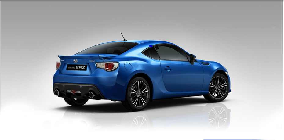 BRZ Rear angle view