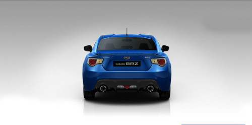 Full Rear View of Subaru BRZ Premium