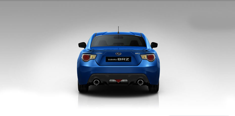 Full Rear View of Subaru BRZ Premium