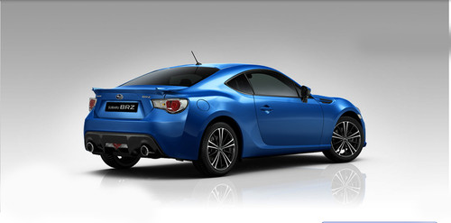 BRZ Premium Rear angle view