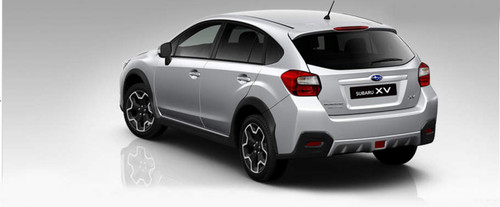 Rear Cross Side View of Subaru XV