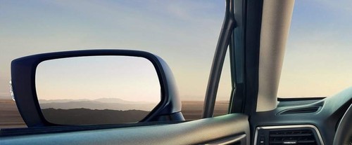 Subaru Legacy Drivers Side Mirror Rear Angle