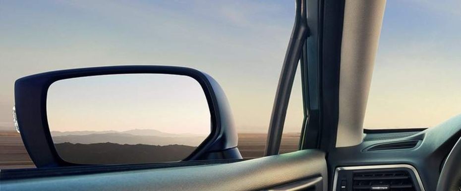 Subaru Legacy Drivers Side Mirror Rear Angle