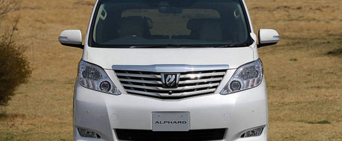 Full Front View of Alphard