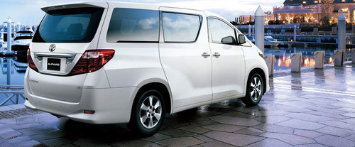 Alphard Rear angle view