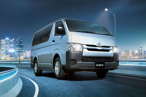 Hiace Front angle low view