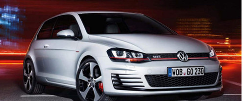 Volkswagen Golf GTI Front Medium View