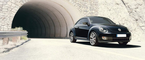 Volkswagen Beetle Front Cross Side View