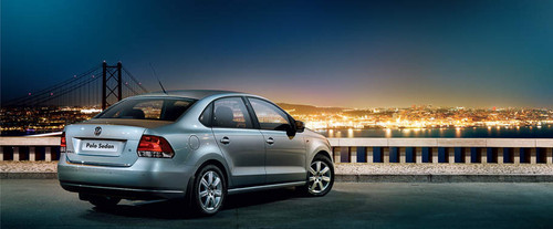Polo Sedan Rear angle view