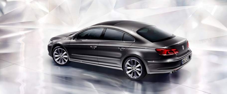 Rear Cross Side View of Volkswagen CC Rear Cross Side View of Volkswagen CC