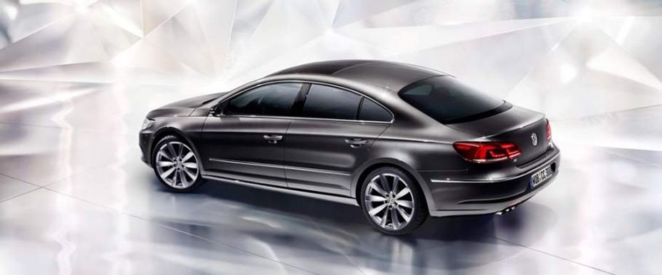 Rear Cross Side View of Volkswagen CC