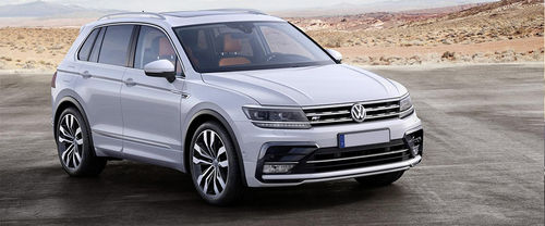 Volkswagen Tiguan Front Cross Side View