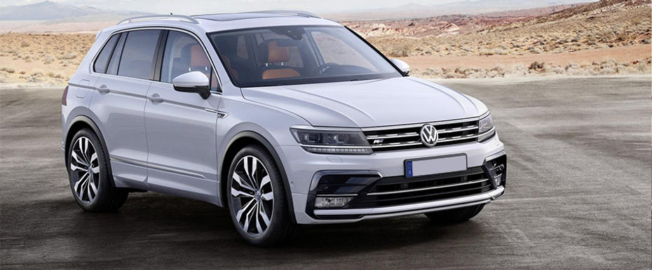 Volkswagen Tiguan Front Cross Side View