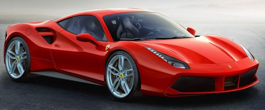 Ferrari 488 GTB Front Cross Side View Ferrari 488 GTB Front Cross Side View