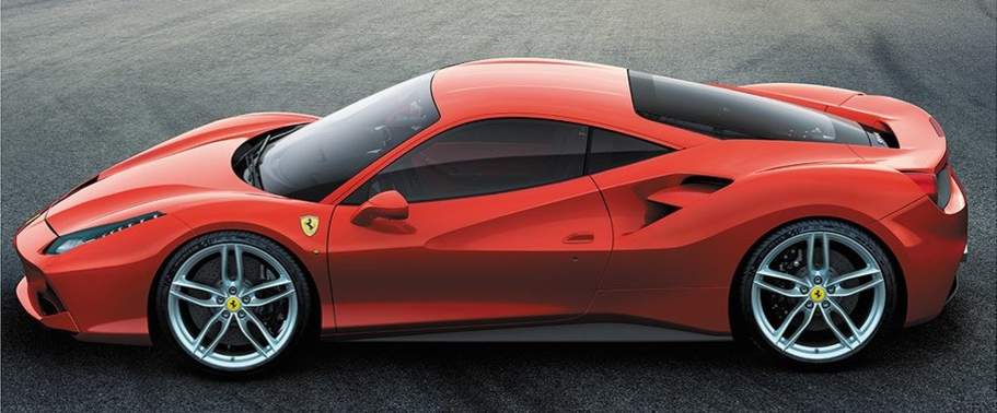 488 GTB Side view 488 GTB Side view