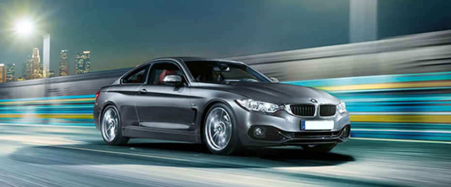BMW 4 Series Coupe Front Cross Side View