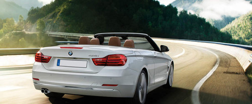 4 Series Convertible Rear angle view