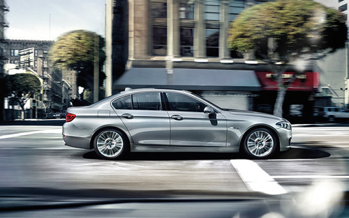 BMW 5 Series Sedan Drivers Sideview