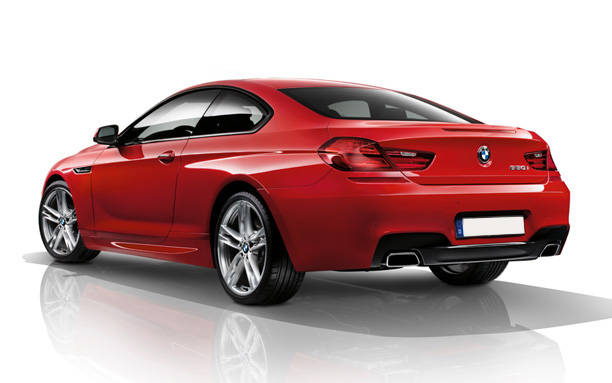 Rear Cross Side View of BMW 6 Series Coupe Rear Cross Side View of BMW 6 Series Coupe