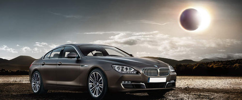 BMW 6 Series Gran Coupe Front Cross Side View