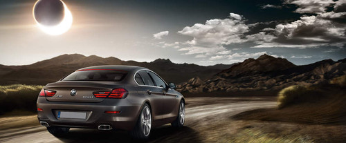 6 Series Gran Coupe Rear angle view
