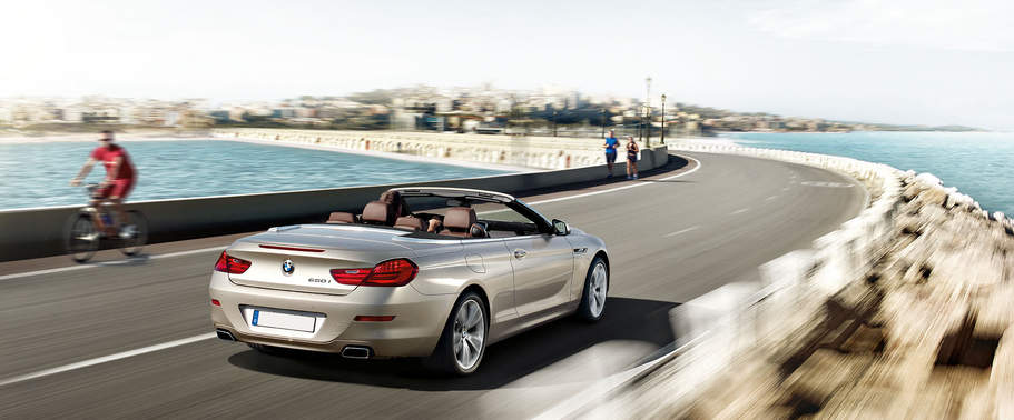 6 Series Convertible Rear angle view 6 Series Convertible Rear angle view