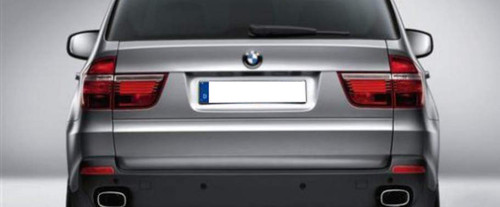 Full Rear View of BMW X5 Security
