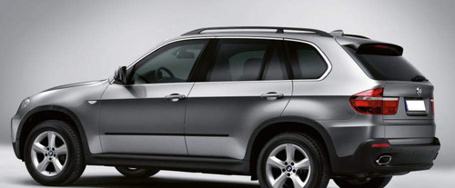 Rear Cross Side View of BMW X5 Security