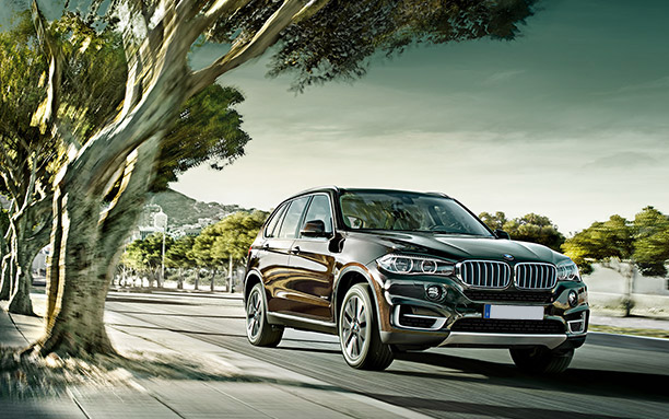 BMW X5 Front Medium View BMW X5 Front Medium View