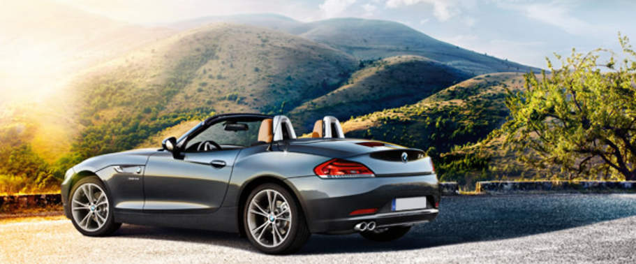 Rear Cross Side View of BMW Z4 Roadster Rear Cross Side View of BMW Z4 Roadster
