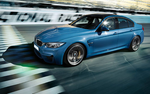 BMW M3 Sedan Front Side View