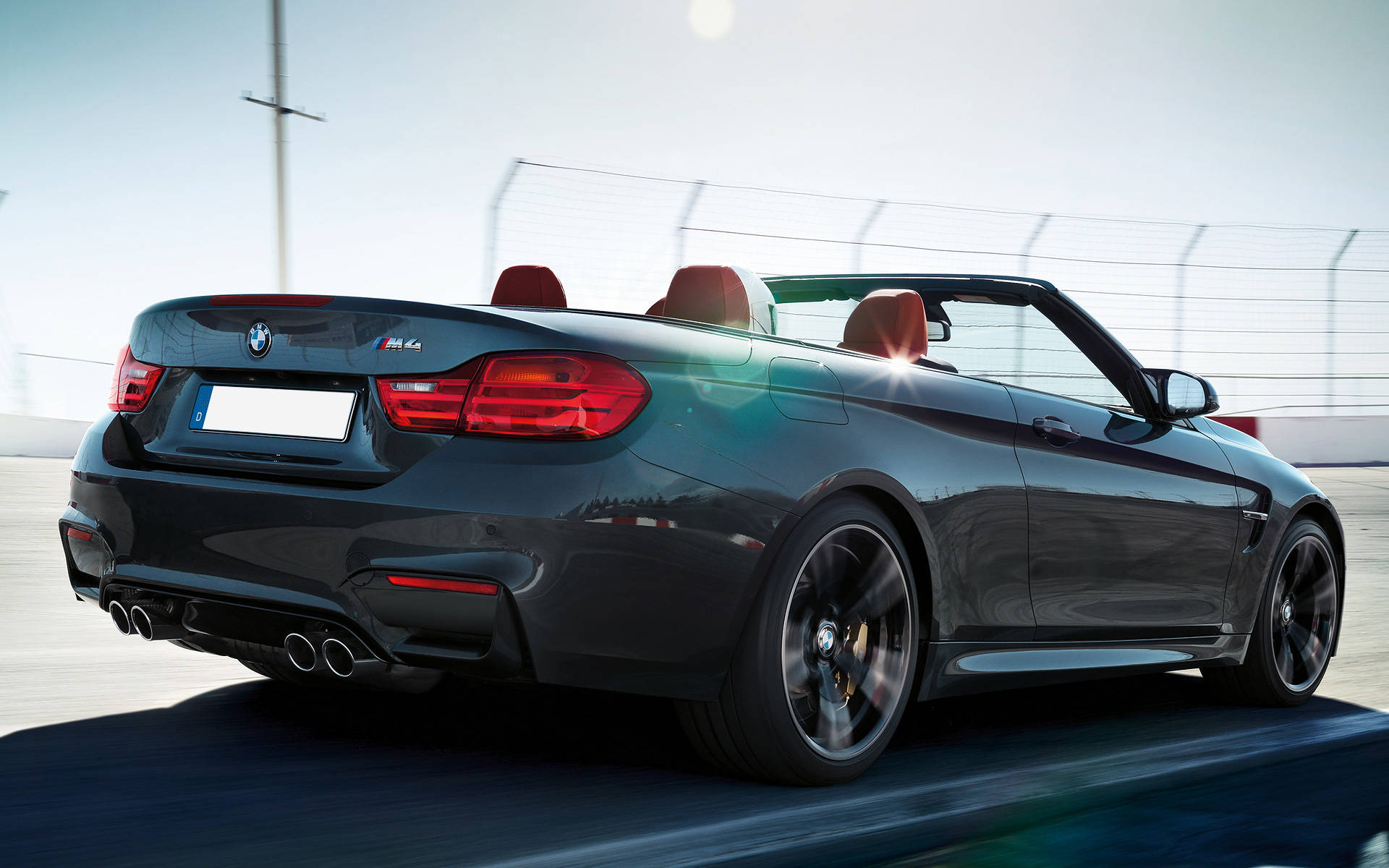 M4 Convertible Rear angle view M4 Convertible Rear angle view