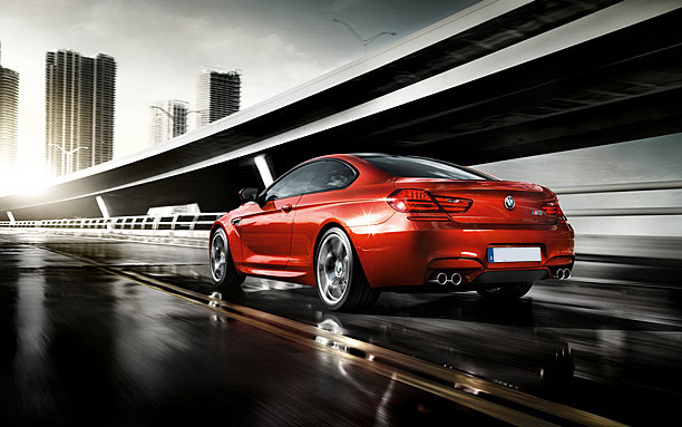 Rear Cross Side View of BMW M6 Coupe Rear Cross Side View of BMW M6 Coupe