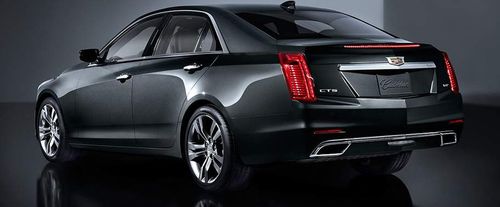 Rear Cross Side View of Cadillac CTS Standard