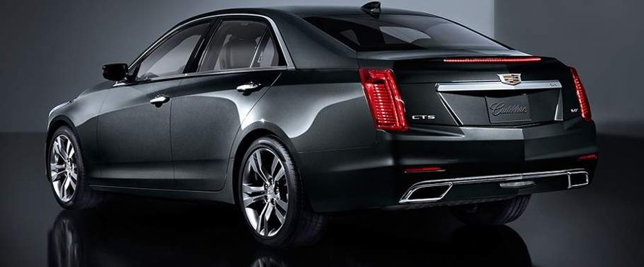 Rear Cross Side View of Cadillac CTS Standard