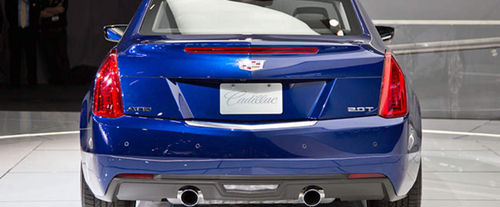 Full Rear View of Cadillac ATS Coupe