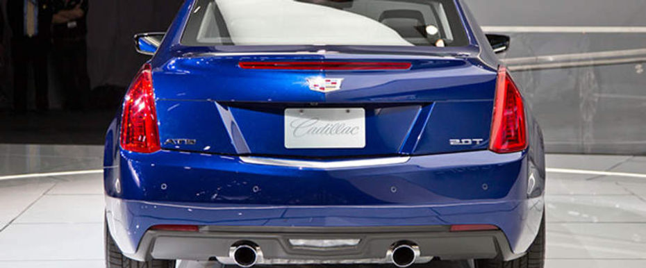 Full Rear View of Cadillac ATS Coupe