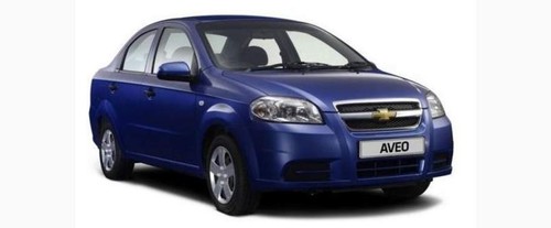 Chevrolet Aveo Front Cross Side View