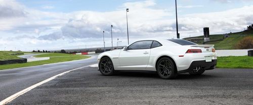 Rear Cross Side View of Chevrolet Camaro ZL1