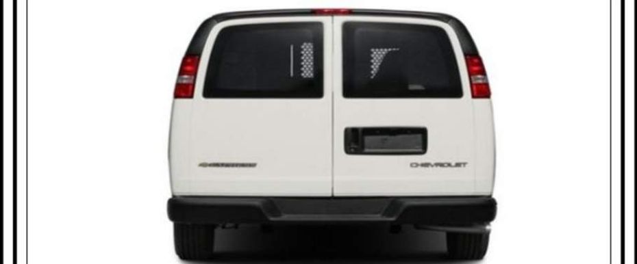 Full Rear View of Chevrolet Express Passenger 2500