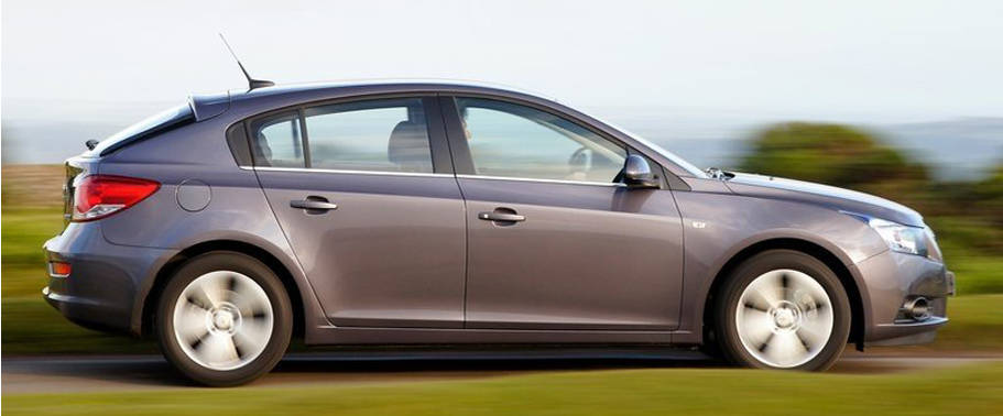 Chevrolet Cruze Hatchback Drivers Sideview Chevrolet Cruze Hatchback Drivers Sideview