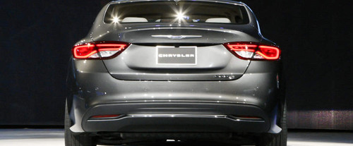 Full Rear View of Chrysler 200