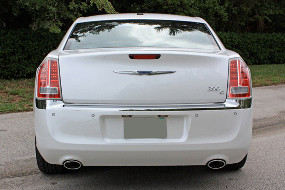 Full Rear View of Chrysler 300C in Qatar