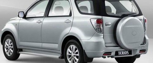 Rear Cross Side View of Daihatsu Terios